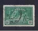 RB 730 - 1946 Canada 50c Peace - Lumbering In British Columbia - Fine Used Stamp - Timber Theme - Gebruikt
