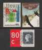Nederland 1995 Combinatie Zegels Gebruikt 1631-1633 # 1312 - Used Stamps
