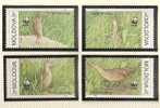 MOLDAVIE   Faune  Oiseaux   328 331** WWF - Patrijzen, Kwartels