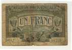 REGION PROVENCALE  -  1  Franc - Cámara De Comercio