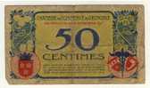 GRENOBLE  -   50 Centimes  -  Délibération Du 8  Novembre 1917 - Chamber Of Commerce