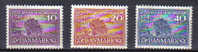 SS3233 - DANIMARCA , Serie N. 278/280 Linguellato  * - Unused Stamps