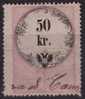 1858-1866 Austria Lombardia Venezia - Revenue Stamp - 50 Kr - Fiscaux