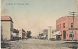 Wautoma WI Wisconsin, St. Marie Street Scene On C1910s Vintage Postcard, Wautoma Hotel - Andere & Zonder Classificatie