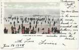 Rockaway Beach Long Island New York Seashore Beach Scene On 1900s Vintage Postcard, Postmark - Long Island
