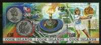 Cook Islands    "Olympic Games  Seoul 1988"    Set   (strip Of 3)  SC# 998  MNH** - Estate 1988: Seul