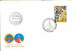 HUNGARY - 1980. FDC-Imperf - Intercosmos Coop.Space Program(USSR-Hungary) - FDC