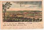 Bad Münder Am Deister 1654 Merian Color PORTO  Stempel (rot) Nachgebühr 24.2.1904 Gelaufen - Hameln (Pyrmont)