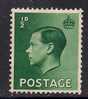 GB 1936 KEV111  1/2d GREEN STAMP MM SG 457 (52) - Neufs