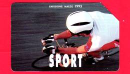 ITALIA - Scheda Telefonica - Usata - Telecom - Sport - Marzo - 1995 - Ciclismo - Golden 401 - Public Practical Advertising