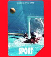 ITALIA - Scheda Telefonica - Usata - Telecom - Sport - Aprile - 1995 - Pallanuoto - Golden 402 - Public Practical Advertising