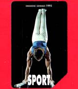 ITALIA - Scheda Telefonica - Usata - Telecom - Sport - Gennaio 1995 - Ginnastica - Golden 396 - Publiques Figurées Ordinaires