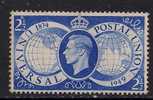 GB 1949 KGV1  2 1/2d Universal Postal Union  MM SG 499 ( 658 ) - Unused Stamps