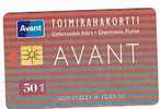 FINLANDIA (FINLAND) - AVANT (CHIP) -  PUBLIC CARD 50 MK TOIMIRAHAKORTII CODE 0009 / 12523 EXP.10.93 - USED  -  RIF. 3933 - Finlande