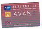 FINLANDIA (FINLAND) - AVANT (CHIP) -  PUBLIC CARD 50 MK RAHAKORTII CODE 0017  EXP.10.93  - USED  -  RIF. 3932 - Finlande