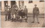 Pirna Hirschmühle Wagen Gasthof Tharandt? Soldaten Wache Hirschmühle 7.10.1915 Bahnhof Private Fotokarte - Pirna