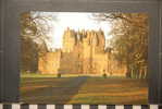 ECOSSE  GLAMIS CASTLE ANGUS  HOME OF THE EARL OF STRATHMORE AND KINGHORNE  EXTERIOR VIEW IN AUTUMN - Angus