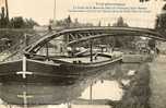 LA PASSERELLE ET LE PONT DE CHEMIN DE FER DE TOUL A PONT SAINT VINCENT - Dieulouard