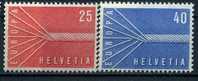 1957 Svizzera, Europa CEPT , Serie Completa Nuova (**) - 1957