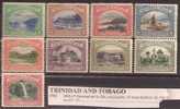 BRITISH TRINIDAD AND TOBAGO PICTORIAL SET 1 C- 72 C VIEWS FRESH M/MLH 1935-37 SG230-38 CV 55 POUNDS READ DESCRIPTION !! - Trinidad En Tobago (1962-...)