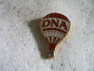 Pin's  Montgolfiere Des DNA ( Dernieres Nouvelles D'Alsace) - Airships