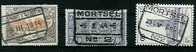 MORTSEL N°1 5 III 1914 & MORTSEL Nr 2 5.I.44-6 & MORTSEL N° 2 23 V 69-9 3 PiecesChemins De Fer  Eisenbahn  Railway - Other & Unclassified