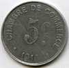 France Rouen 5 Centimes 1918 Alu - Monetary / Of Necessity