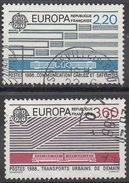 EUROPA  FRANCE  N°2531/2532___O BL  VOIR  SCAN - 1988