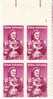 #1932, 1981 Babe Zaharias Famous Female Golfer, Women Sports,  Plate Block Of 4 Stamps - Plaatnummers