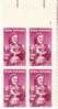 #1932, 1981 Babe Zaharias Famous Female Golfer, Women Sports,  Plate Block Of 4 Stamps - Plattennummern