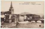 SAINT-GIRONS : L'Eglise Et Le Salat - Saint Girons