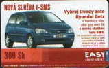 SLOVAKIA - EUROTEL - HYUNDAI GETZ - 300SK - Slowakije