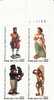 #2240-2243, American Folk Art Series, Woodcarved Figurines,  1986 Plate Block Of 4 22-cent Stamps - Plattennummern