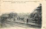 LE CATACLYSME SICILIEN DE MESSINE SURVENUE EN 1908 LES RUINES DE LA GARE - Catastrophes