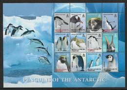 British Antarctic Territory (BAT) 2008 Mi.No. 484 - 495 Marine Life Birds Pinguins III  MNH** 50.00 € - Pinguine