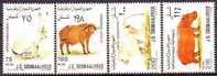 SOMALIE -  1989  - ANIMALS - RABBIT - CHIMPANZE  -  MNH** - Conejos