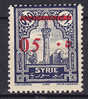 Syria 1928 Mi. 309     5 P Auf 0.10 P Hamah Minarett Der Nuri-Moschee Overprinted MH* - Otros & Sin Clasificación
