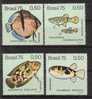 Brazilie (R) Postfris 1975 Mi Nr 1483-1486 Fish Zoetwatervissen - Neufs