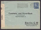 Belgium WWII ANTWERPEN 1940 Cover Commerz Und Privat-Bank BERLIN German Censor Geöffnet Oberkommando Der Wehrmacht Label - WW II (Covers & Documents)