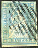Switzerland #27a Used 10r Imperf On Thin Paper From 1855-57 - Gebraucht