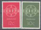 1959 Olanda, Europa CEPT , Serie Completa Nuova (**) - 1959