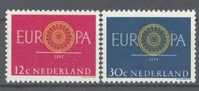 1960 Olanda,  Europa CEPT , Serie Completa Nuova (**) - 1960