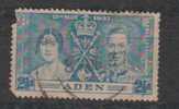 Aden Used 1937, 2 1/2as  Coronation, Filler, Damage - Aden (1854-1963)
