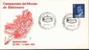 1979  Espagne  Barcelona Handball Pallamano Champ. Du Monde  Sur Lettre Entiere - Hand-Ball