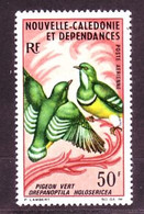 New Caledonia 1967 MiNr. 454  Neukaledonien Birds The Cloven-feathered Dove1v MNH** 17,00 € - Pigeons & Columbiformes