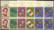 Pro Juventute Viererblock Serie **        1951 - Unused Stamps