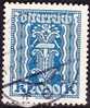 Osterreich /  Austria 1922 / 24 Republik Freimarken 2000 Kr.blau Mi 395 - Used Stamps