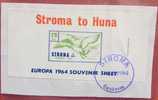 Stroma To Huna FDC 1964 Europa CEPT - 1964