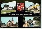 DEP 89 FLOGNY LA CHAPELLE SOUVENIR 4 VUES LE BLASONS - Flogny La Chapelle