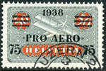 Switzerland C26 XF Used 75c On 50c Airmail From 1938 - Gebraucht